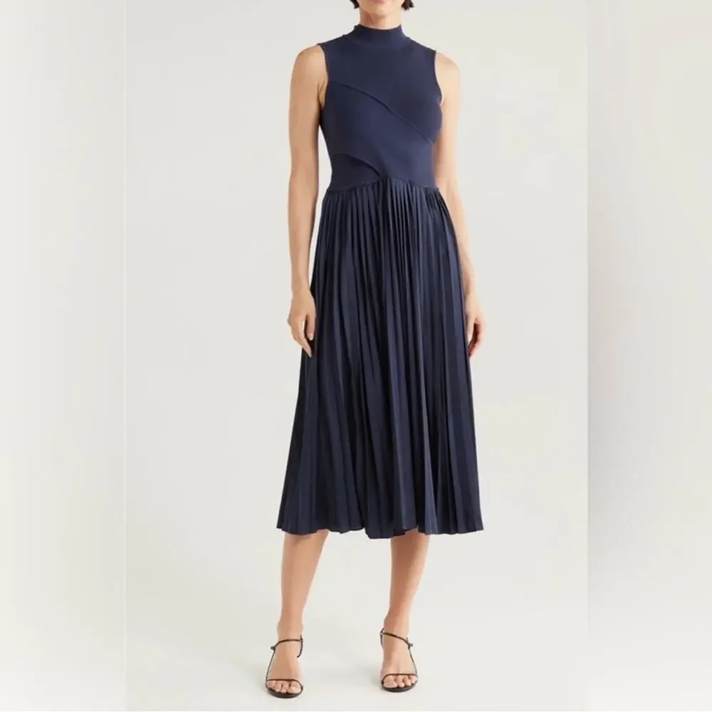 derek lam pleated dress Derek Lam Kenza Cotton Poplin Pleated Shirt Dress 2 / Black